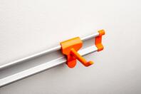 Toolflex One Haken auf Schiene orange