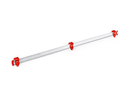 9-0-2 Toolflex One Schiene 94 cm ohne Halter rot