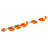 9-5-0 Toolflex One Schiene 94 cm mit 5 Haltern orange