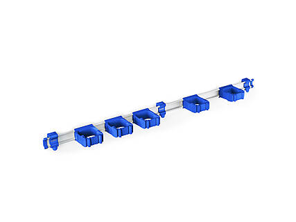 9-5-5 Toolflex One Schiene 94 cm mit 5 Haltern blau