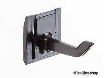 100-585-00 Toolflex Haken für Schiene schwarz