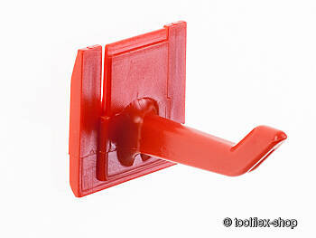 102-585-00 Toolflex Haken für Schiene rot