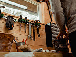 Toolflex Gerätehalter in der Werkstatt