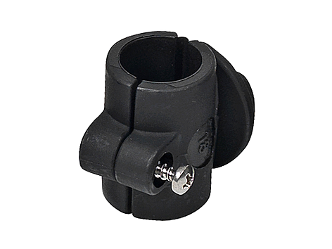 100-540-18 Toolflex Rohrbefestigung 18 mm in schwarz