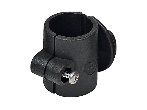 100-540-22 Toolflex Rohrbefestigung 22 mm in schwarz