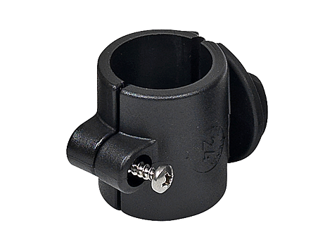 100-540-24 Toolflex Rohrbefestigung 24 mm in schwarz