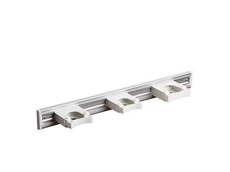 103-655-21 Toolflex Aluschiene 50 cm in weiß bestückt