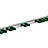 106-659-32 Toolflex Aluschiene 90 cm in grün bestückt mit 5 Haltern