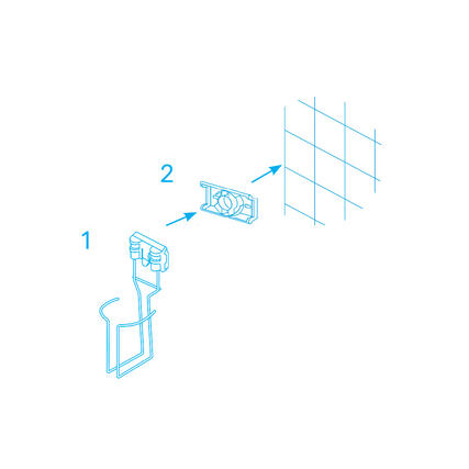 Toolflex One Zubehör Montage mit Adapter