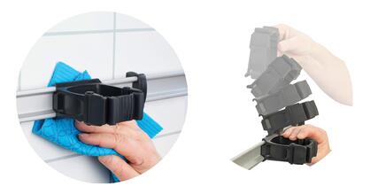 Toolflex One Schiene Reinigung click'n Go