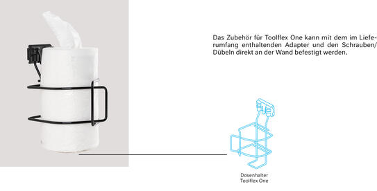 Beschreibung Toolflex One Zubehör Einzelmontage